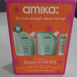 NIB-Amika The Kure Strength Repair Set in Pink and Green